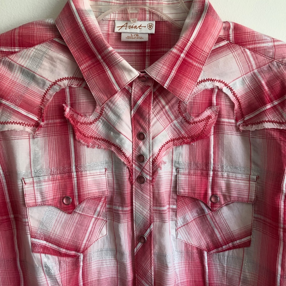 Ariat l Like New Long sleeve plaid shirt